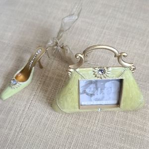 Jeweled Frame and Ornament Set